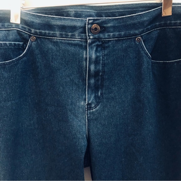 J Jill Stretch Cropped Ankle Jeans Size 12 - Picture 4 of 6